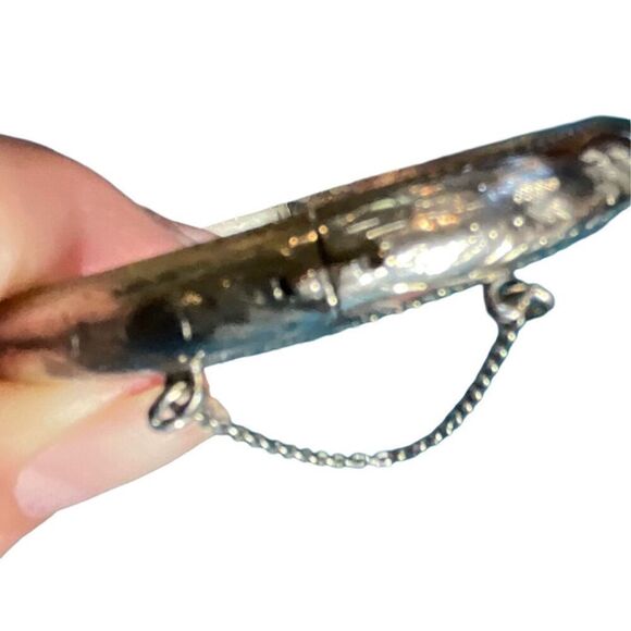 Sterling Silver Bangle Bracelet - Picture 3 of 14